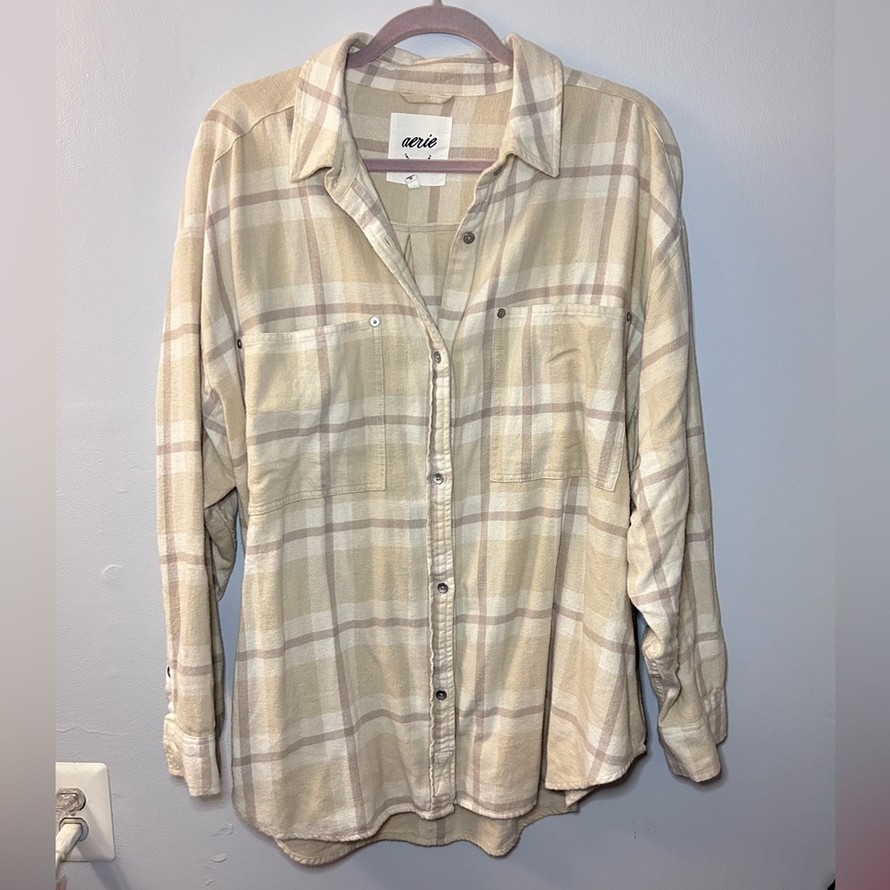 Aerie Women’s Button Down Flannel Shirt